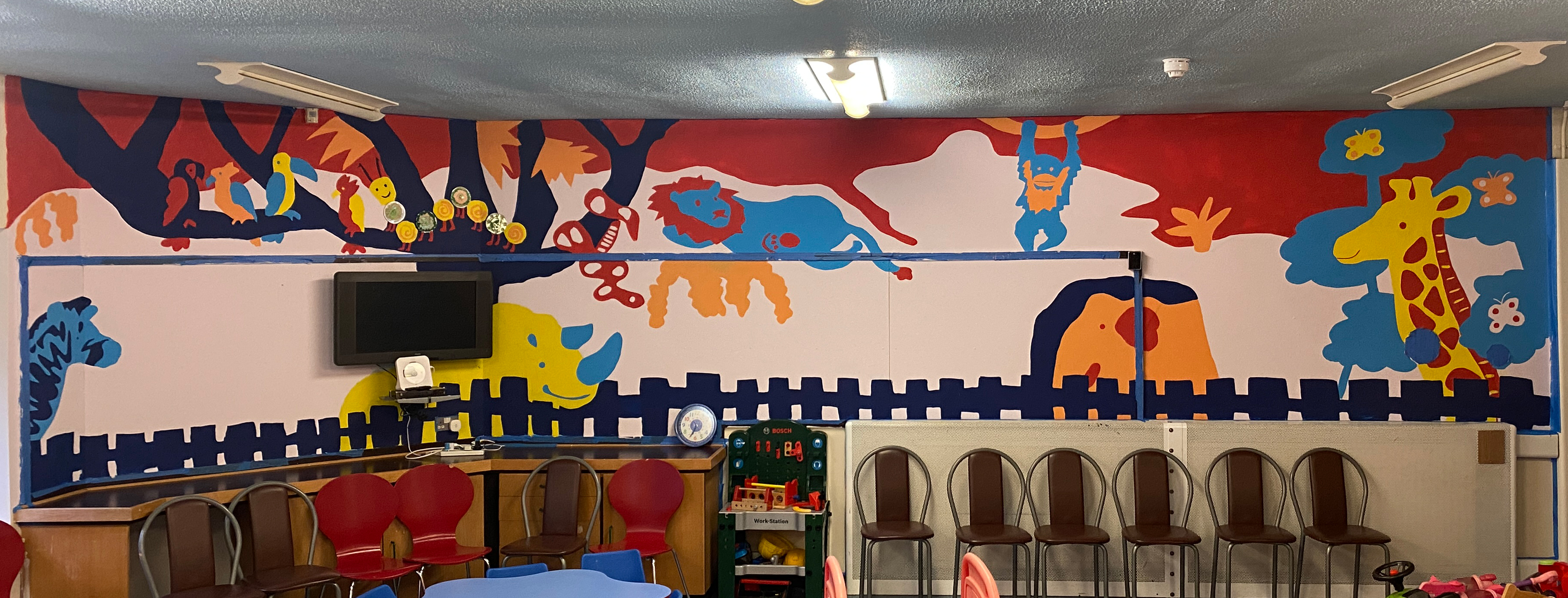 Detail from the Boomerang Centre mural.